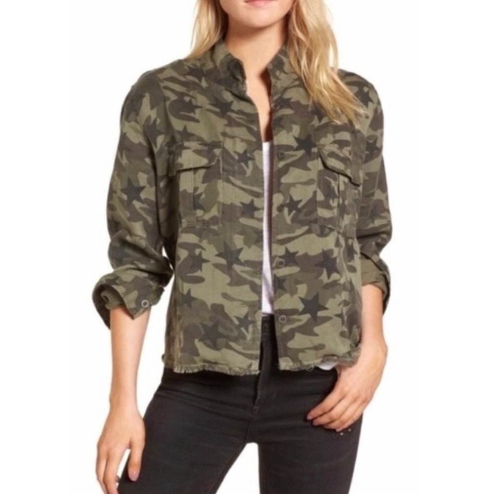 Rails Women's XS Hendrick Star Camo Shirt / Shacket